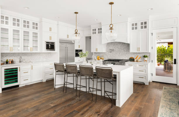 LVP kitchen floor Medina
